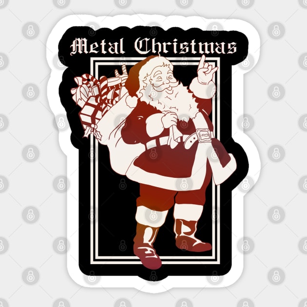 Metal Christmas Sticker by Kaijester